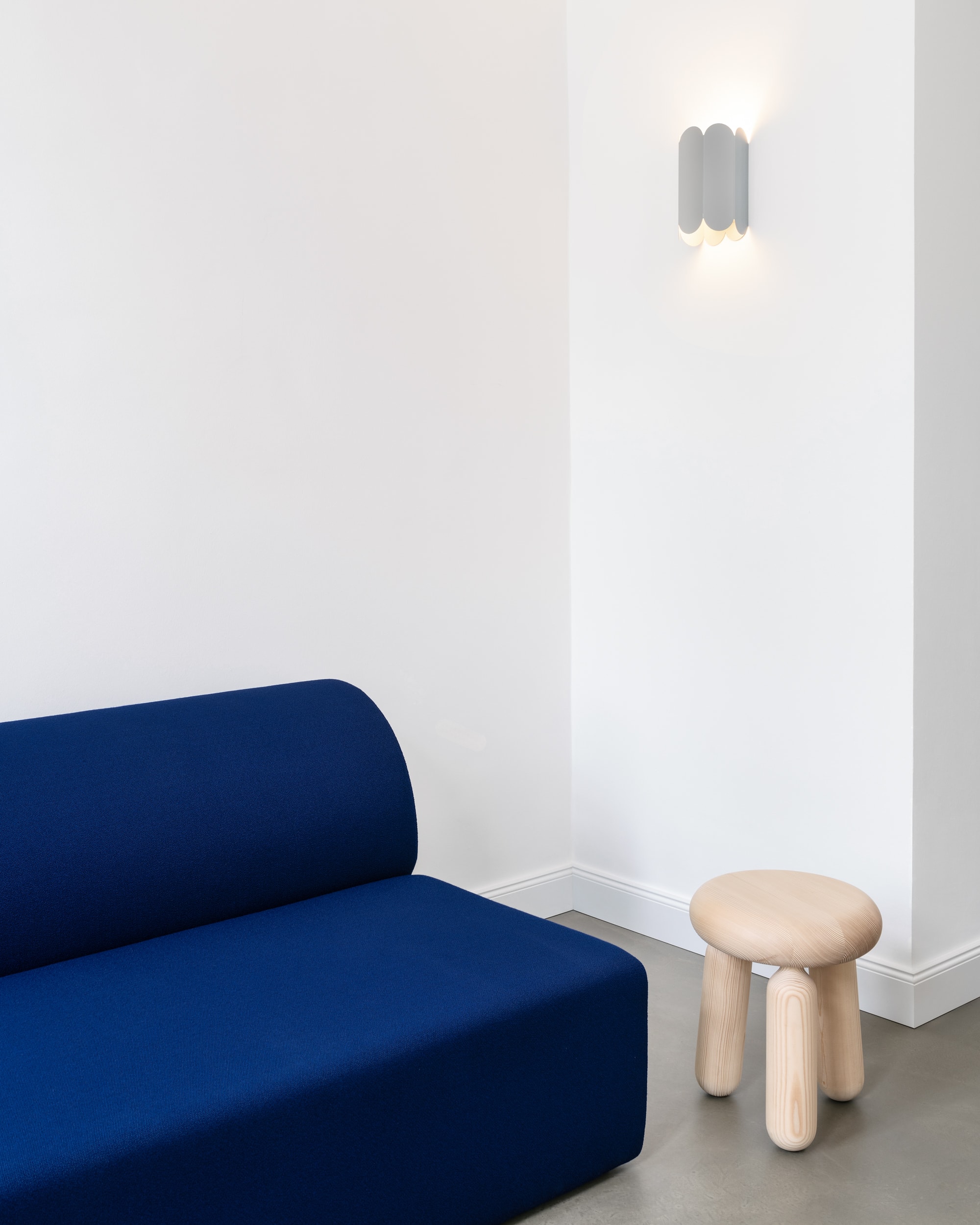 Detail Ansicht eines Sofas in modernem Büro 