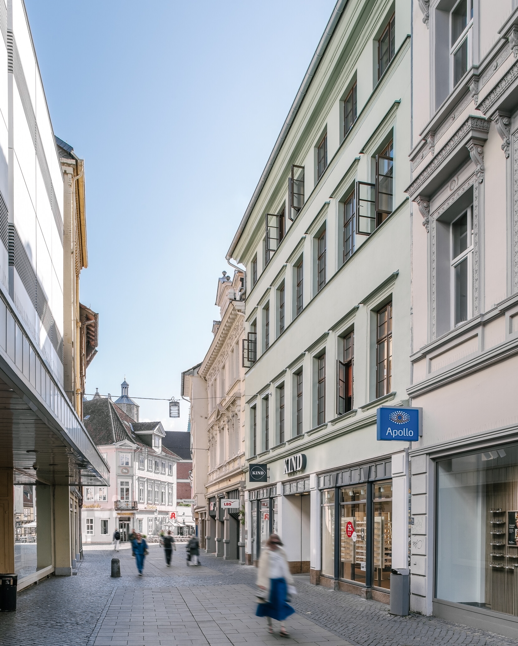 Architekturfotografie Bauen im Bestand, Ansicht Haus Honigkuchen Braunschweig 